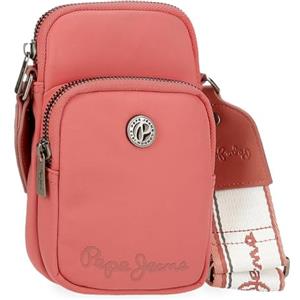 Pepe Jeans Corin Borsa a tracolla rosa 11 x 17,5 x 4 cm Poliestere e PU by Joumma Bags, Rosa, Taglia unica, Borsa a tracolla per cellulare