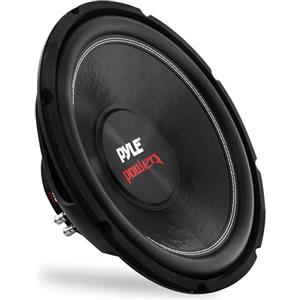 Pyle Subwoofer Auto 38 cm, Cassa Subwoofer 2000 W, Altoparlanti e Casse Audio, Speaker per Veicoli, Cono Carta, Bobina Doppia 4 Ohm, Nero