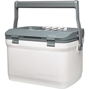 Stanley 1913 Adventure Outdoor Cooler 15,1L Polar White - Isolamento con Schiuma a Doppia Parete - Senza BPA - Frigo Portatile - Frigo da campeggio robusto - Frigo da viaggio robusto - Senza Perdite