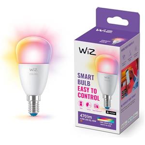 WiZ Lampadina Smart WiFi, Luce Bianca o Colorata, Dimmerabile, E14, 4.9W, Controllo tramite app o Controllo Vocale (Alexa, Apple HomeKit, Google Home)