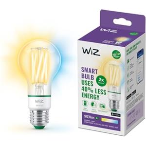 WiZ Lampadina Smart WiFi a Filamento, Classe A Ultra Efficiente, Tecnologia SpaceSense, Controllo Vocale (Alexa, Apple HomeKit, Google Home)