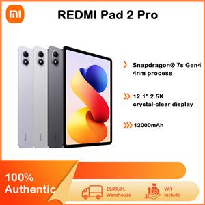 Xiaomi Redmi Pad 2 Pro - Tablet 12.1'' 6GB RAM, 128GB, WiFi, Batteria 12000mAh, Android 15, Grigio Grafite