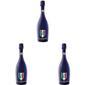 Bottega Prosecco DOC Ufficiale SSC Napoli Edizione Limitata Scudetto Serie A - 750ml (Confezione da 3)