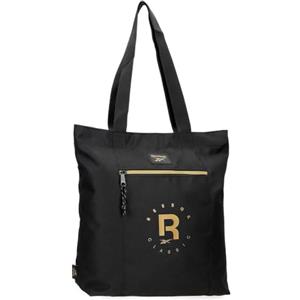 Reebok Gold Borsa Tote Nero 31x34x12 cm Poliestere by Joumma Bags