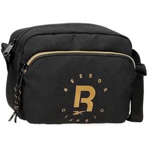 Reebok Gold Borsa a tracolla Nero 21 x 15 x 6 cm Poliestere by Joumma Bags