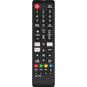 Riry BN59-01315B Replacement Remote Control for Samsung Smart TV with Netflix/Prime Video/Rakuten Button - Compatible with Samsung Original QLED SUHD UHD HDR Smart TV