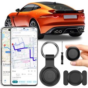 LocLynx GPS Tracker per Auto, Air Tracker Android e IOS,Magnetico Gps Per Auto, IP68 Impermeabile Auto Localizzatore con App Copertura Globale In Tempo Reale Tracciare Veicolo/Moto,Senza SIM senza Abbonamento