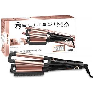 Bellissima Imetec My Pro Beach Waves Gt20 400 Piastra Per Capelli Per Onde Larghe E Strette, Rivestimento In Ceramica, Temperatura Regolabile 160°C - 200°C