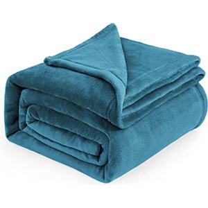 Bedsure Coperta in Pile Morbida - Plaid Divano Premium Caldo e Soffice, Coperta da Divano e Letto, Plaid Copridivano e Coperte Pile Accogliente e Traspirante, XXL 220x240 cm, Turchese