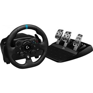 Logitech g g923 sterzo + pedali pc, xbox 360 usb nero