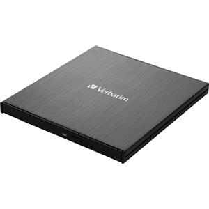 Verbatim External Slimline lettore di disco ottico Blu-Ray RW Nero, masterizzatore Blu-ray esterno - 43890