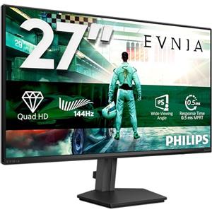 Philips Gaming Monitor 27M2N3500NF 27 pollici, , 2560x1440, WQHD, 144Hz, IPS Panel, 0.5ms MPRT, , (HDMI1x 2.0 DP 1x 1.4) Adaptive Sync, HDR10, G-Sync Compatible, Grigio Scuro