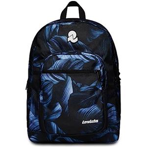 Invicta Zaino Scuola JELEK FANTASY, Blu - Zaino Doppio Scomparto - Tasca Porta Pc, Tasca Porta Borraccia, Organizer Interno - Zaino Scuola Ragazzi, Zaino Tempo Libero - Eco Material