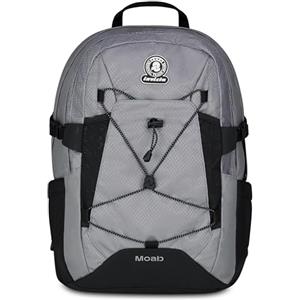 Invicta Zaino MOAB SOLID, Grigio, Monoscomparto, Tasca porta pc, Per ragazzi e ragazze, Adulti, Scuola, Viaggi e tempo libero