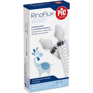 Pikdare RinoFlux Wash - Siringhe per Lavaggio Nasale con Beccuccio in Silicone Morbido, 2 Pezzi da 10 ml