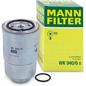 MANN-FILTER WK 940/6 X - Filtro Carburante per Autovetture e Veicoli Commerciali, Dimensioni H155mm A93mm B62mm C71mm, Alta Qualità