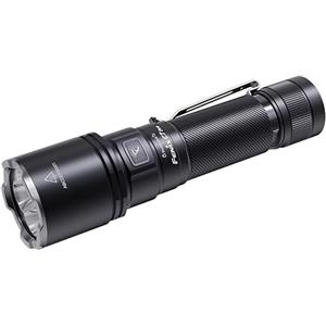 Fenix C7 PRO - Torcia da lavoro professionale ricaricabile, 4600 lumen, 339 m, 85,5 ore massime, configurazione quadruplo, funzionamento a pulsante singolo, coda magnetica, IP68