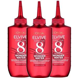 L'Oreal Paris L'Oréal Paris Elvive Wonder Water Balsamo Lamellare per Capelli Colorati Trattamento Liquido Lucentezza Istantanea 200 ml (3 Unità)