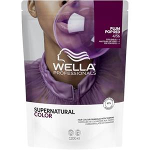 Wella Supernatural Color 4/56 Plum Pop Red 120g | Colorazione Professionale Tonalizzante Effetto Naturale, Copertura Delicata e Riflessi Luminosi, Risultato Naturale e Uniforme