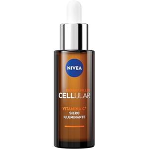 NIVEA Cellular Expert Filler Siero Vitamina C Illuminante 30 ml, Siero viso antirughe e antiossidante, Face serum con Vitamina C + E e Aminoacidi per una pelle levigata e più luminosa