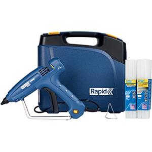 Rapid Pistola per Colla Calda EG320 PRO Stick da 11-12mm con Stick di Colla | Temperatura di 195 ° C, Ugello Intercambiabile e Cavo da 2,5 m