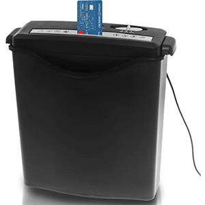 Shally Dogan Distruggi Documenti, Trita Carta Fogli A4 e Carte di Credito, Distruggidocumenti con Contenitore di Raccolta 7 Litri, Ideale per Casa e Ufficio