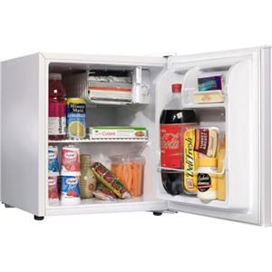 BAKAJI Frigo Bar Mini Piccolo Frigorifero con Freezer Termoelettrico Silenzioso con Scomparto Regolabile Capacita' 45 LT Hotel Casa Ufficio Studio Dimensione 49x44x49 cm Colore Bianco