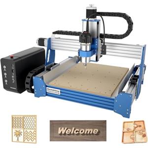 Genmitsu PROVerXL 4030S Fresatrice CNC per la lavorazione del legno, mandrino da 710 W, aggiornamento della fresatrice CNC a 3 assi per legno, metallo e acrilico, controllo GRBL