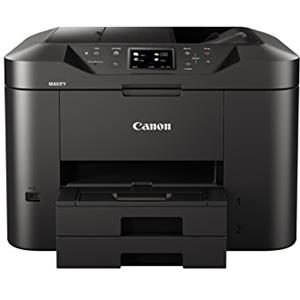 Canon Maxif MB2750 Stampante Multifunzione Inkjet, 24 ipm in Bianco e Nero, 15.5 ipm a Colori, 600 x 1200 dpi, Nero/Antracite