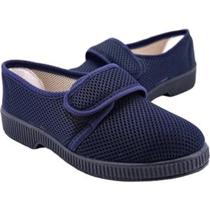 JOMIX Ciabatte Uomo con Strappo Pantofole Ortopediche da Anziani Traspirante Leggere Diabetiche Scarpe Estive Comode Antiscivolo per Piedi Gonfi, AITU2617, Blu, 41 EU