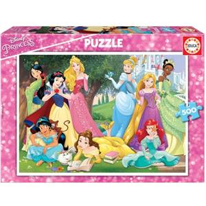 Educa - Puzzle da 500 pezzi per adulti e bambini | Disney Princess | Pezzi perfettamente finiti e sicuri per i bambini | Misura montata: 48 x 34 cm | Da 11 anni (17723)