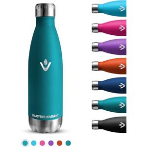 Grsta 750 ml Borraccia Termica, Borraccia Termica Acciaio Inox Senza Perdite, Metallo Senza BPA, Facile da Trasportare, Palestra, Isolato Sottovuoto, per Viaggio, Campeggio