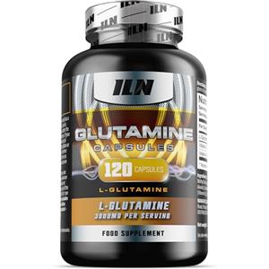 Iron Labs Nutrition ILN Glutammina - L-Glutammina capsule 3000 mg per porzione - 120 capsule vegetariane - con vitamine D e B12-20 porzioni