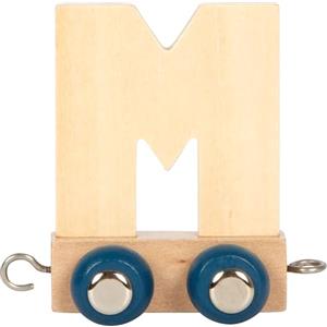 small foot Lettera Polare M, Trenino in Legno combinabile a Piacere, da Decorare e Regalare, 12583, Multicolore, M