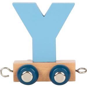 small foot Lettera Trenino Polare Y, Trenino in Legno combinabile a Piacere, da Decorare e Regalare, 12595