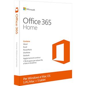 Microsoft Office 365 Home - Licenza Digitale ESD per PC e Mac - 1 Anno