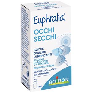 Boiron Euphralia Occhi Secchi Collirio 10 ml - Soluzione Sterile con Sodio Ialuronato e Ingredienti Naturali