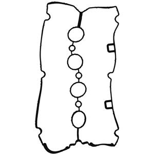 ELRING Guarnizione Coperchio Valvola 388.200 per Opel