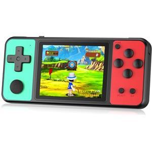 ZHISHAN Giochi portatili a 32 bit - 139 videogiochi integrati - Display IPS da 3" ricaricabile - Giocatore arcade portatile - Giocattoli elettronici per bambini