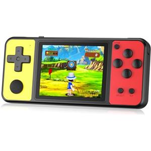 ZHISHAN Videogiochi portatili a 32 bit per bambini con 139 videogiochi integrati, schermo IPS da 3 pollici, ricaricabile, portatile, gioco arcade, giocattolo elettronico per ragazzi e ragazze, regalo