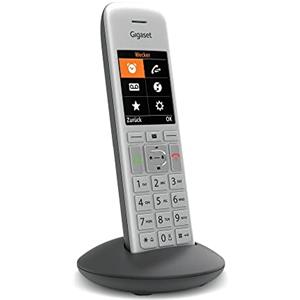 Gigaset CE575HX - Ricevitore DECT con base di ricarica - Telefono cordless di alta qualità per router e base DECT - Compatibile con Fritzbox - Interfaccia utente moderna - Ricevitore con base di