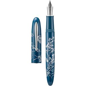 erofa Hongdian N23 Blue Rabbit Stilografica,Iridium Extra Fine Pennino Argento Fine,Nuovo Anno Lucky Rabbit Carving Design Liscio Scrittura Penna con Convertitore e Scatola di… | See more