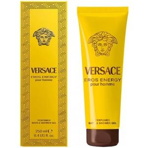 Versace Eros Energy Gel Doccia 250ml - Fragranza Agrumata-Legnosa per Uomo Sicuro di Sé