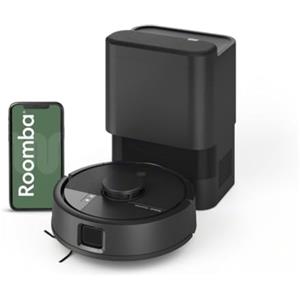 iRobot Roomba® Mini robot aspirapolvere lavapavimenti, 7.000 Pa | Con AutoEmpty™ dock, stazione autosvuotante, navigazione LiDAR, dimensioni mini, controllo con app, nero