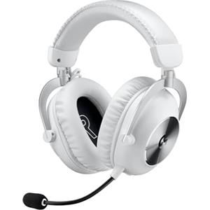 Logitech G PRO X2 Lightspeed Cuffie Gaming Wireless, Microfono a Braccio Rimovibile, Driver Grafene 50 mm, DTSHeadphone X2.0, Surround7.1, Bluetooth/USB/3.5 Aux, PC, PS5, PS4, Nintendo Switch, Bianco