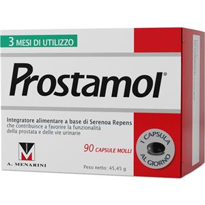A.menarini ind.farm.riun.srl Menarini Prostamol Integratore Con Serenoa Repens Per La Funzionalità Della Prostata E Delle Vie Urinarie, 90 Capsule