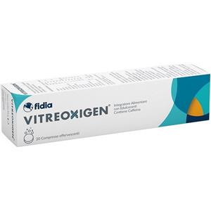 FIDIA Vitreoxigen - Integratore Alimentare per il Benessere degli Occhi con Lisina, Magnesio e Vitamine - 20 Compresse