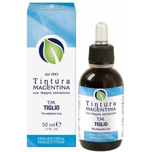 Erboristeria Magentina Tintura Magentina Tiglio 50 ml - Benessere di Naso e Gola, Rilassamento e Sonno Fisiologico