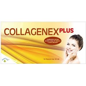 Oliverio Stilo Company Collagenex Plus - Integratore con Collagene e Acido Ialuronico, 10 Flaconi da 50 ml