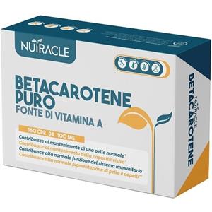 MYLAB NUTRITION Srl NUTRACLE BETACAROTENE PURO 160 COMPRESSE DA 100 MG